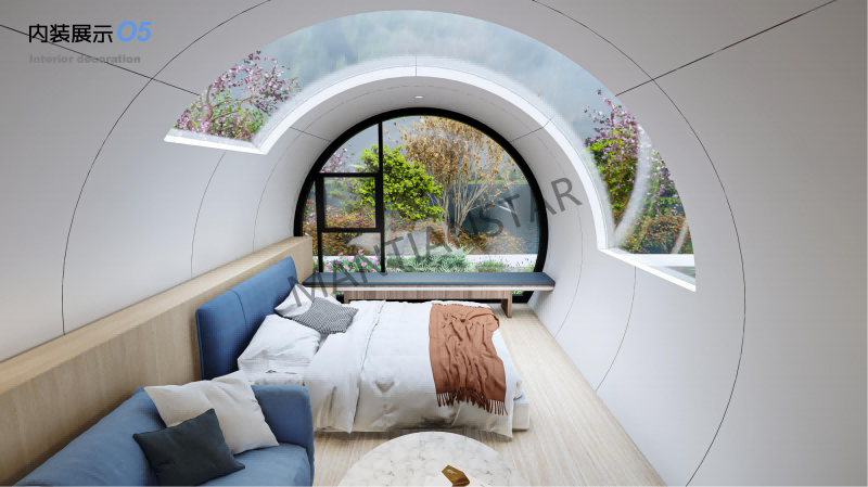 O5 Interior layout of a mobile prefabricated house