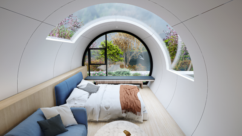 A PX5 mobile prefabricated house