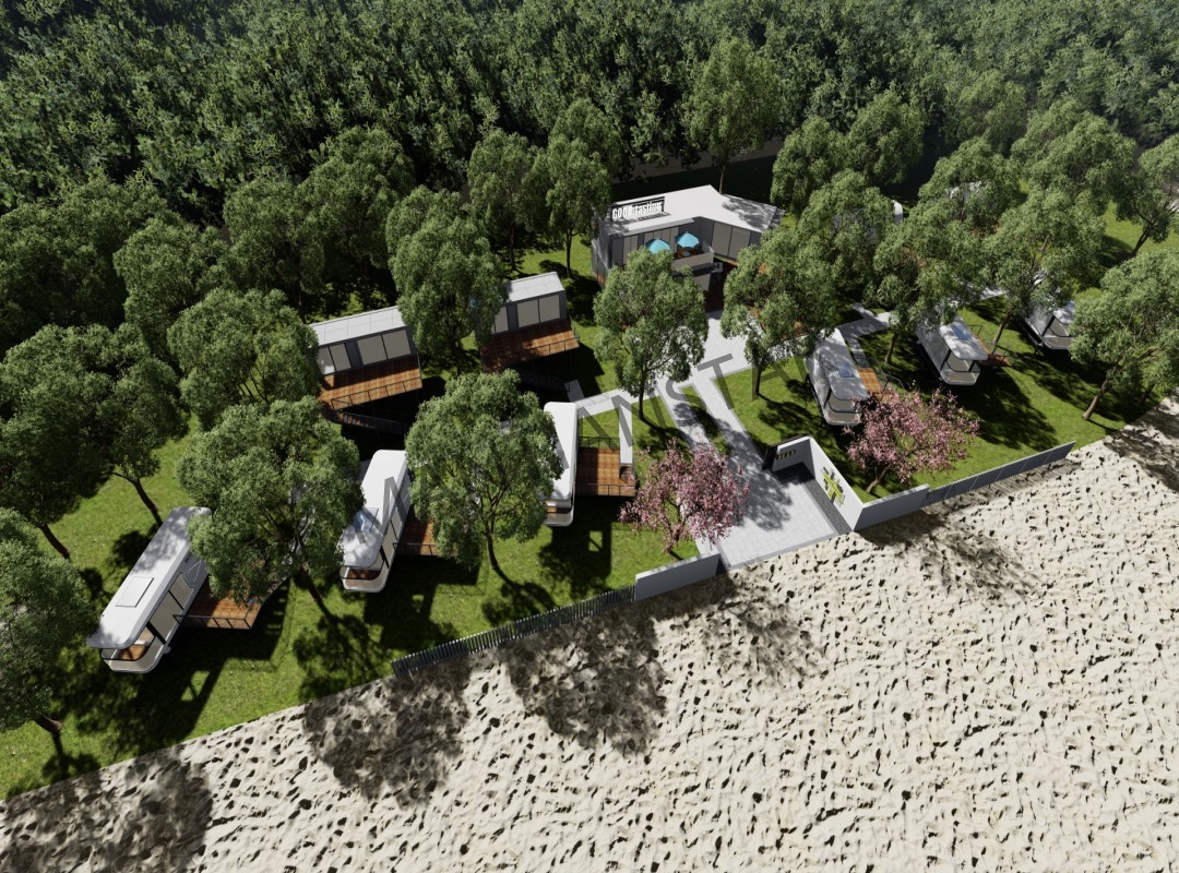 smart space capsule house
